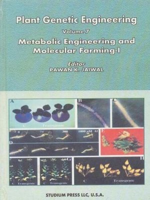 cover image of Plant Genetic Engineering (Metabolic Engineering and Molecular Farming-I)